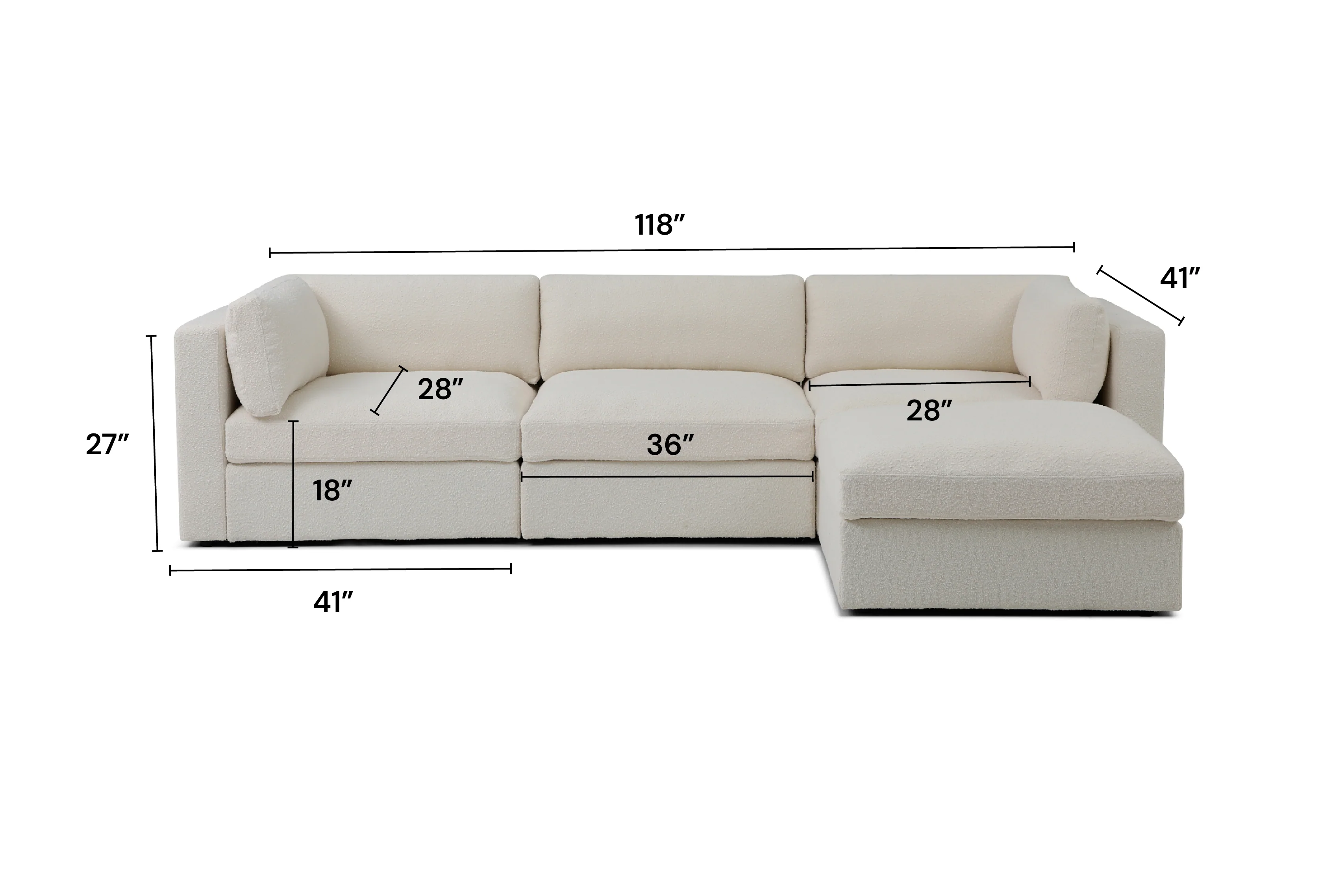 Bella 3 Seater + Ottoman - Image 41
