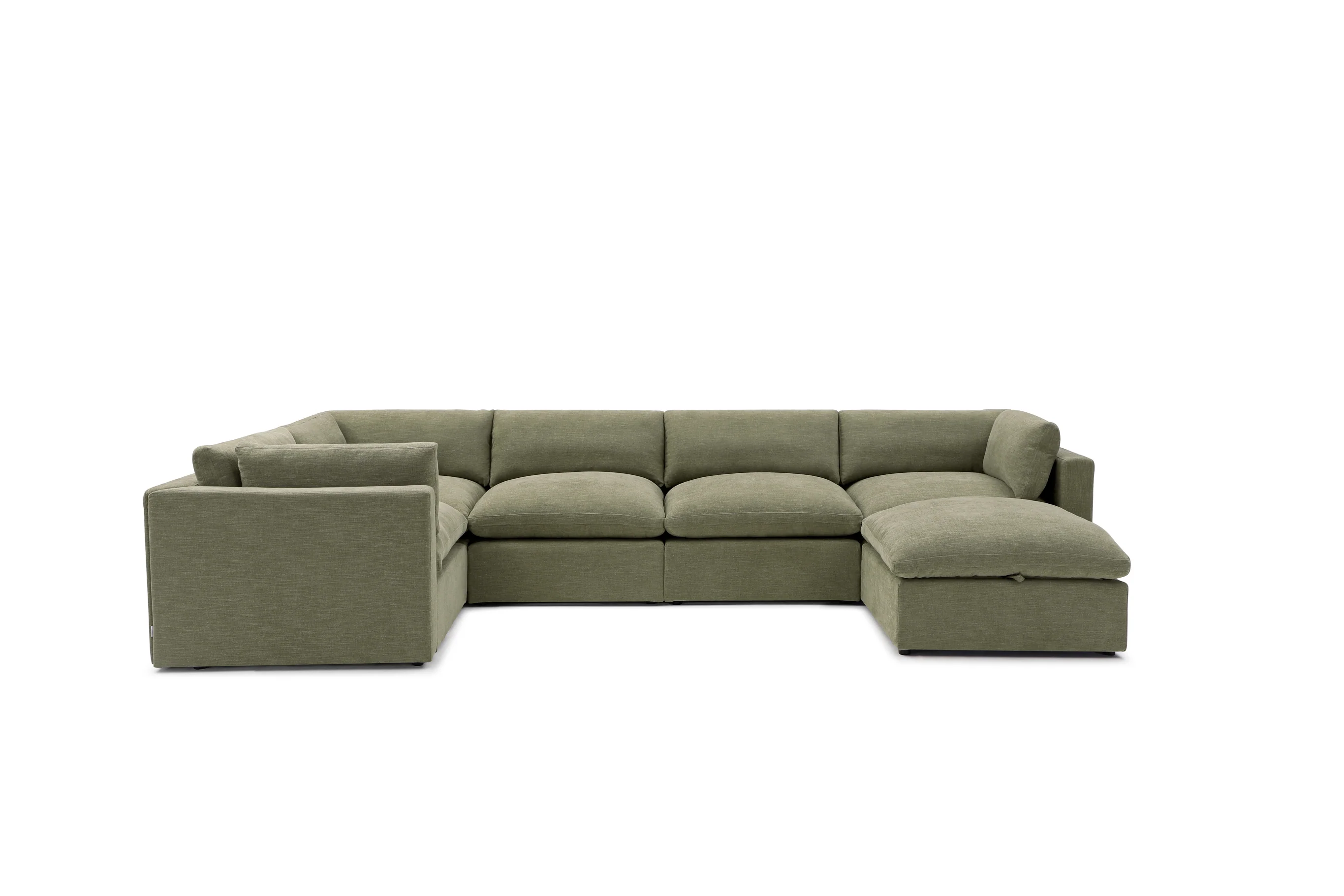 Bella Pillow Grand Corner + Ottoman - Image 13