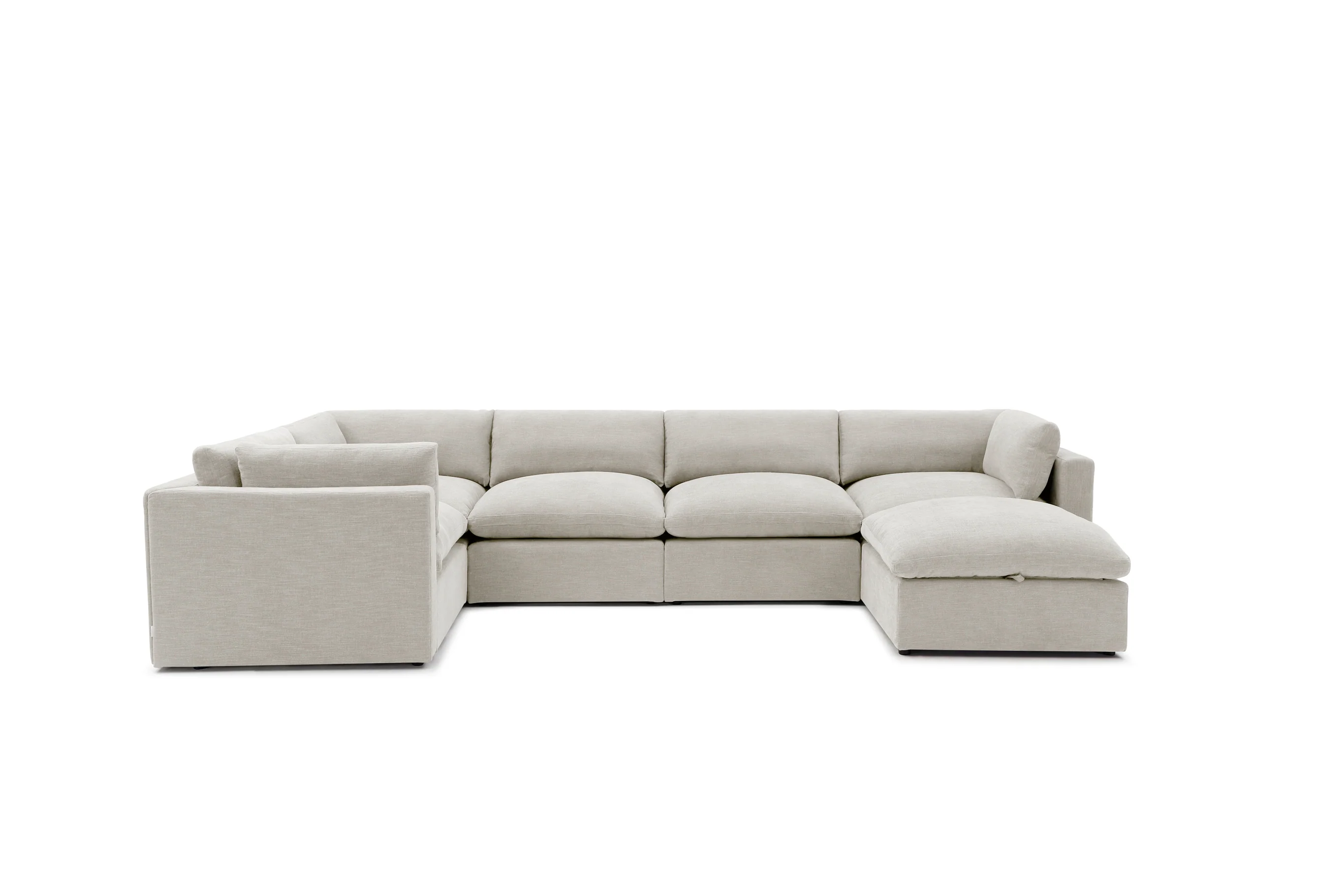 Bella Pillow Grand Corner + Ottoman - Image 14