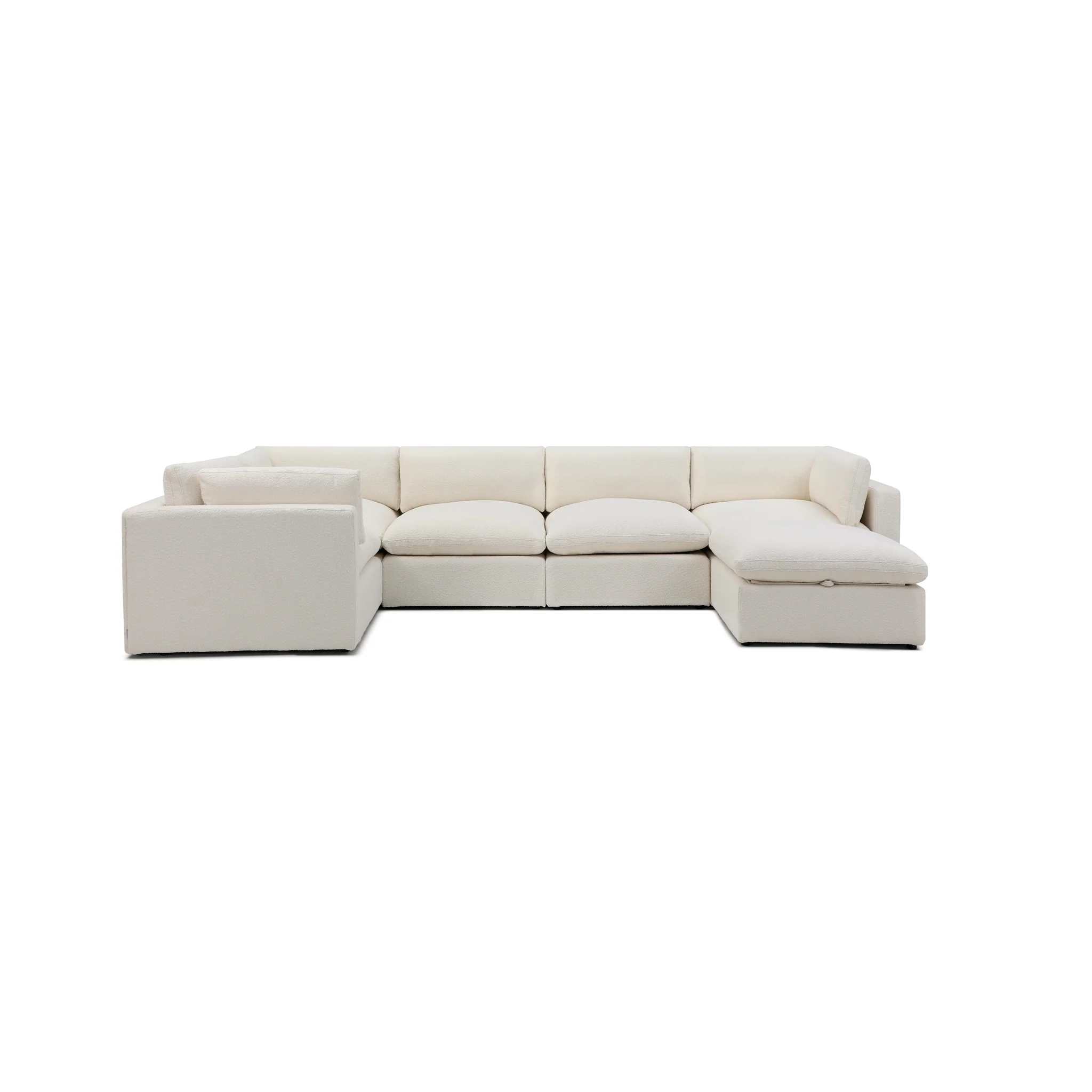 Bella Pillow Grand Corner + Ottoman - Image 40