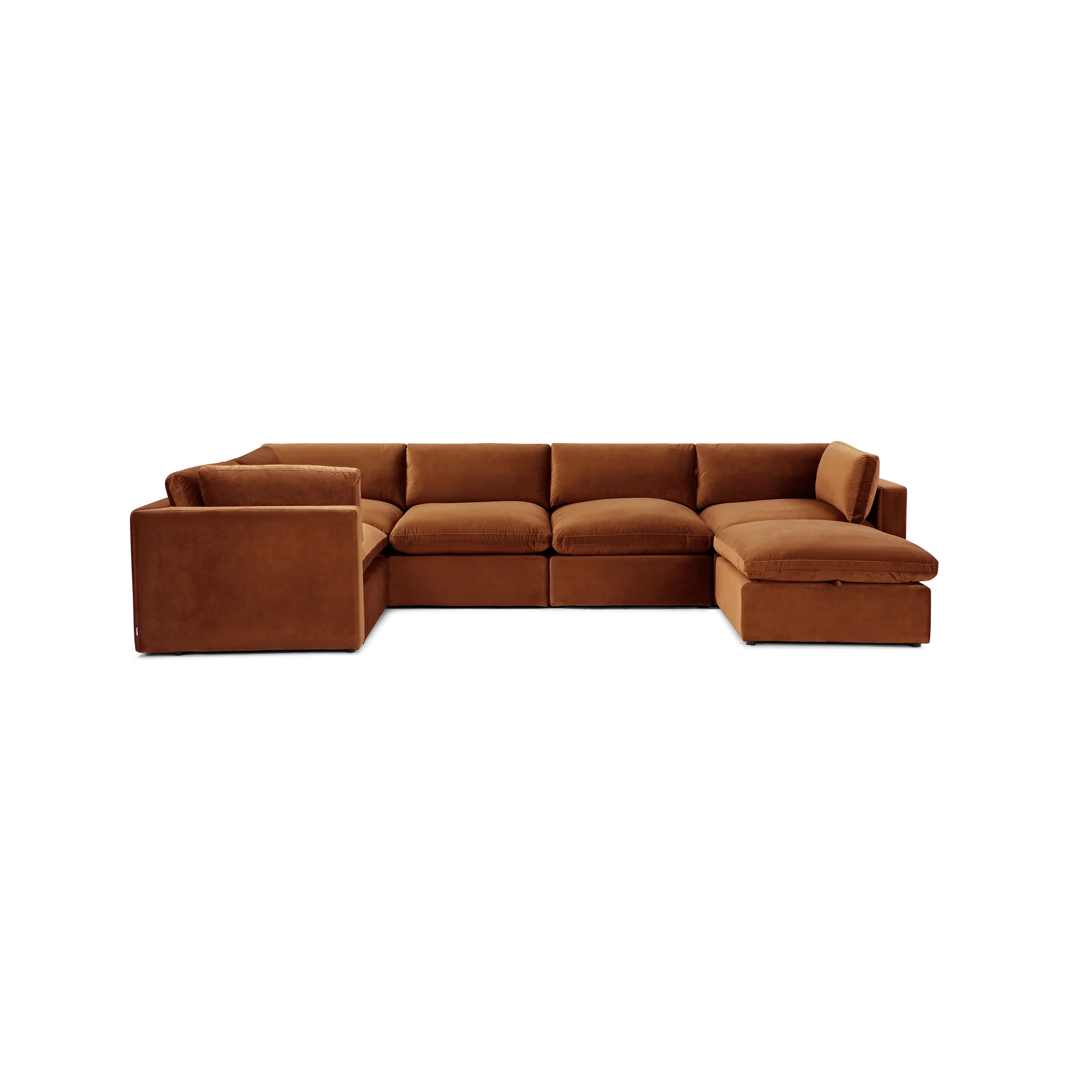 Bella Pillow Grand Corner + Ottoman - Image 42