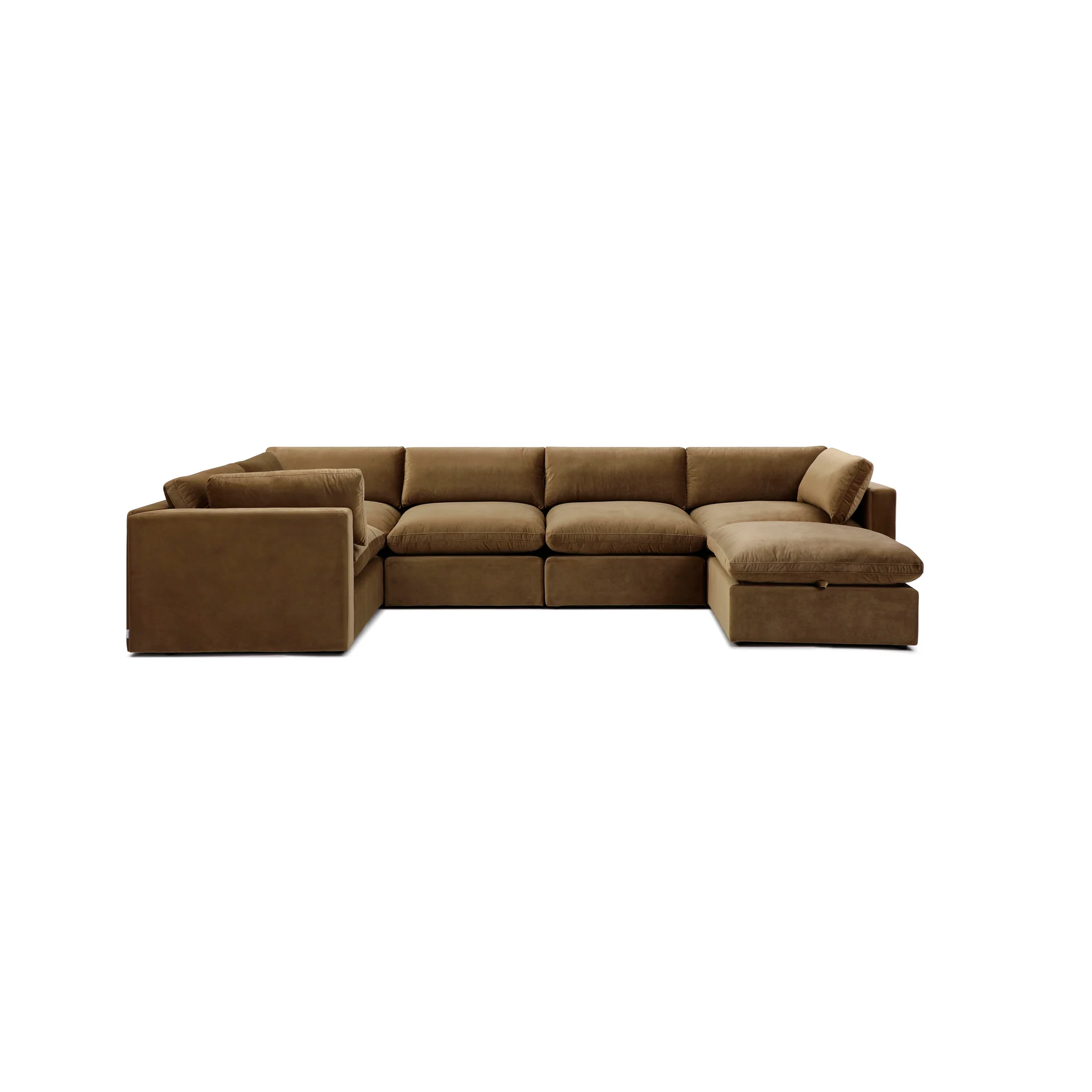 Bella Pillow Grand Corner + Ottoman - Image 43