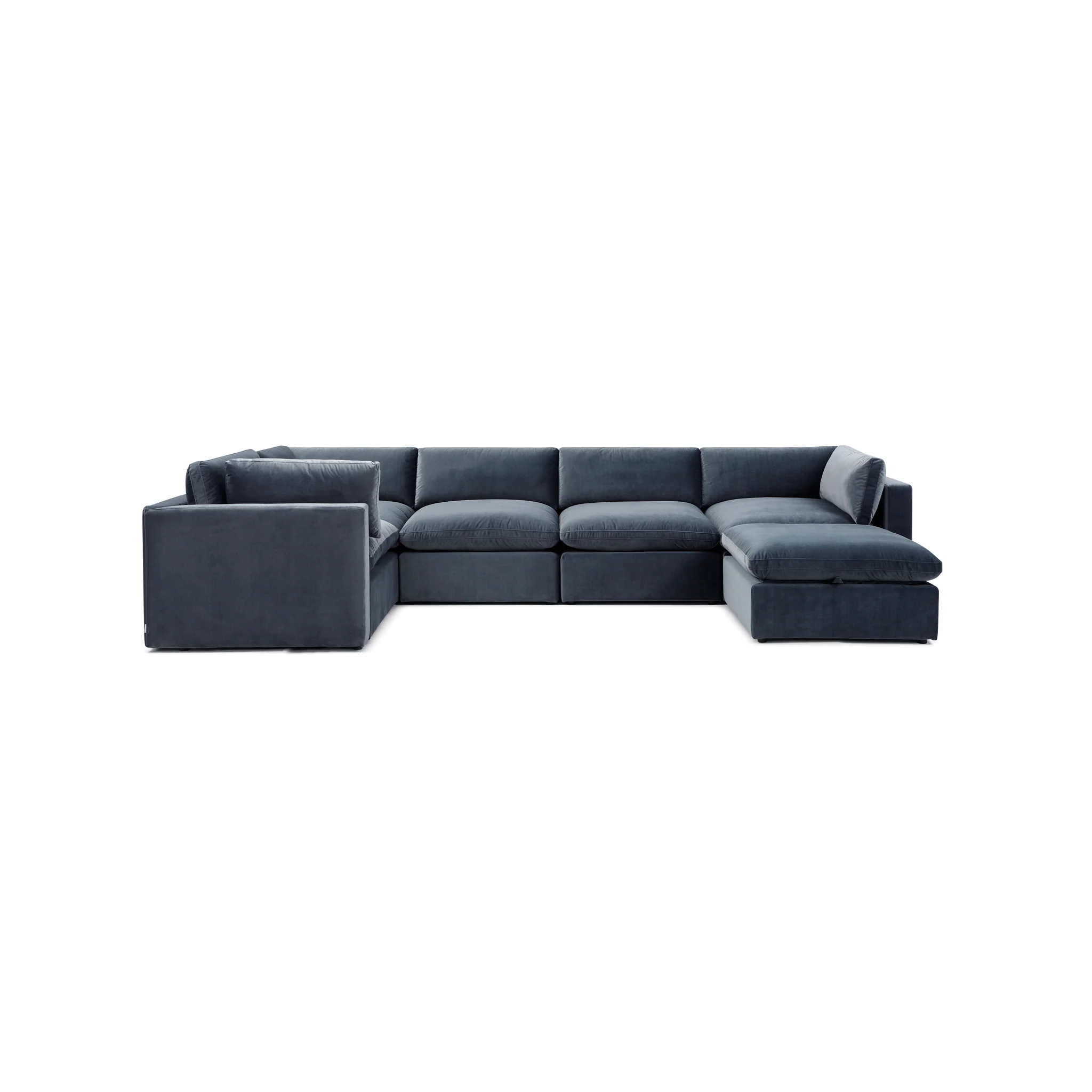 Bella Pillow Grand Corner + Ottoman - Image 45