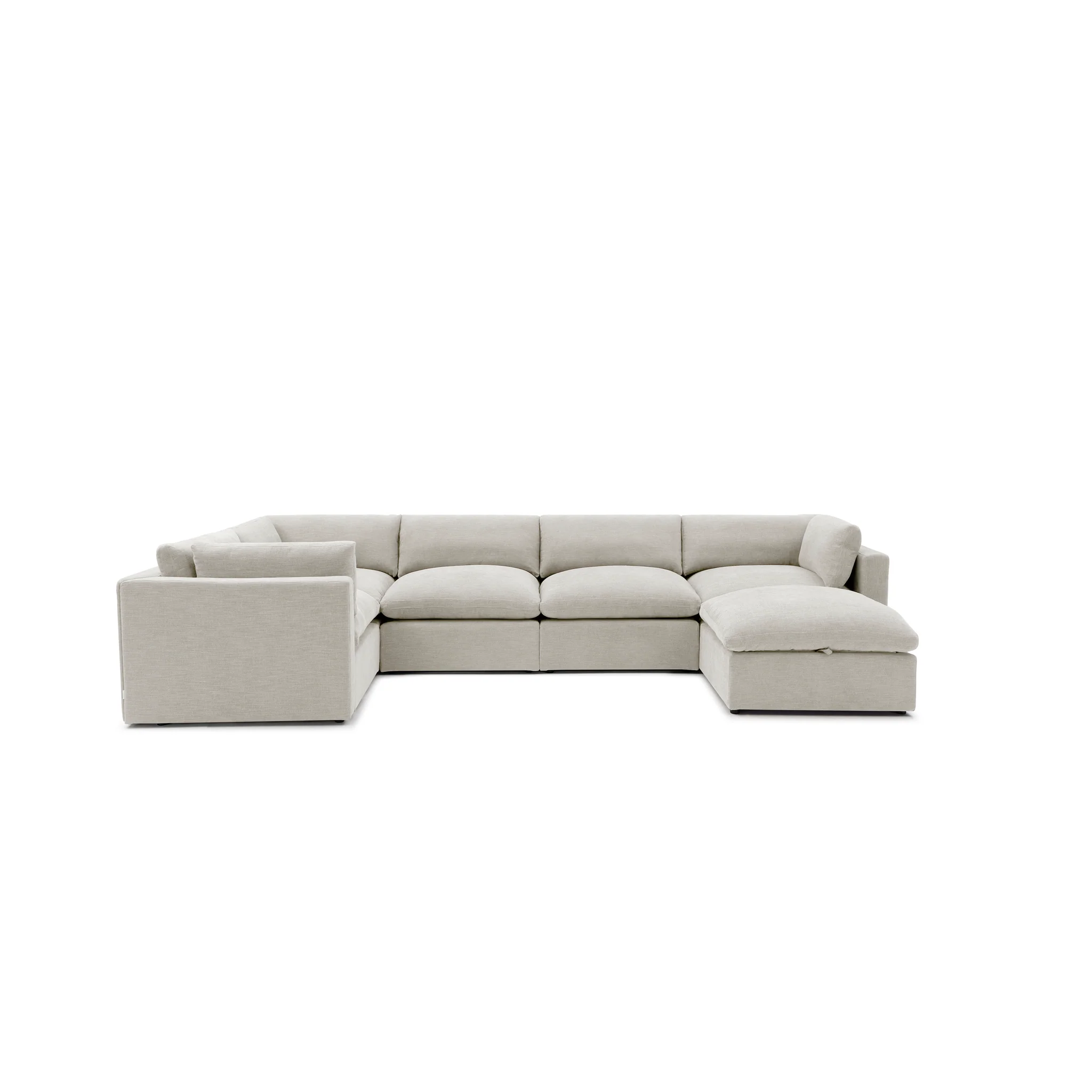 Bella Pillow Grand Corner + Ottoman - Image 48