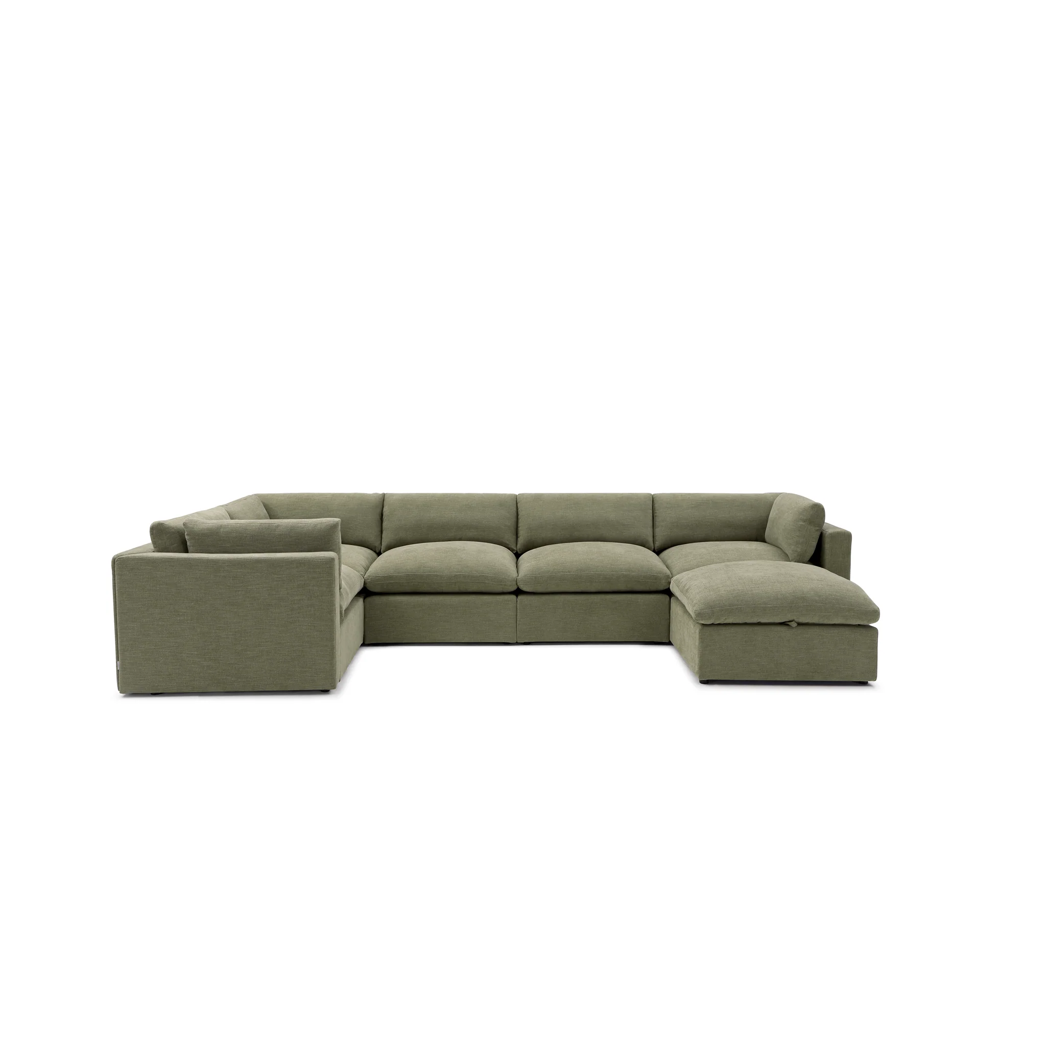 Bella Pillow Grand Corner + Ottoman - Image 50