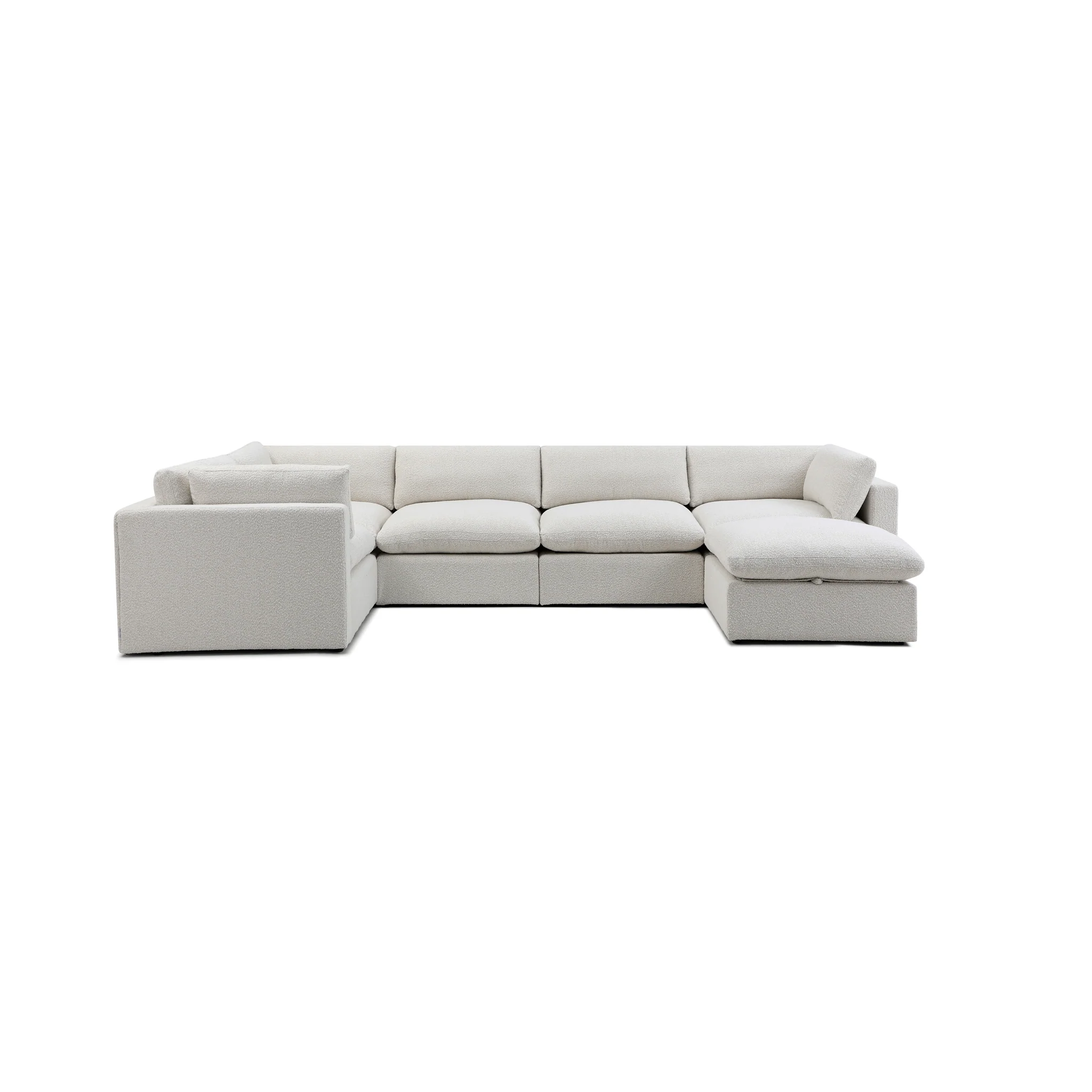 Bella Pillow Grand Corner + Ottoman - Image 54