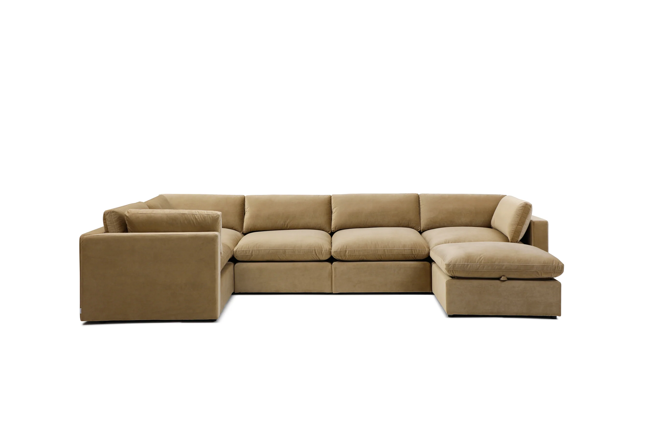 Bella Pillow Grand Corner + Ottoman - Image 9
