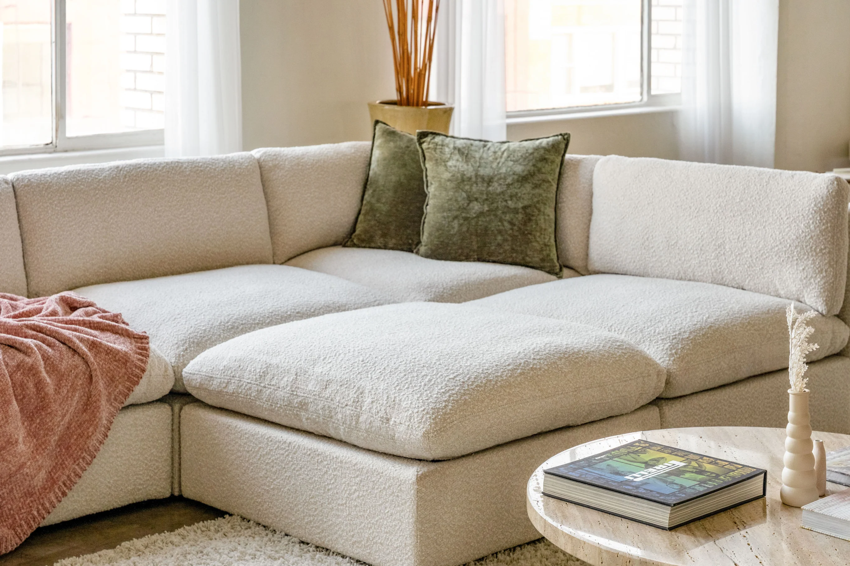 Bella Pillow L-Shape + Ottoman - Image 14