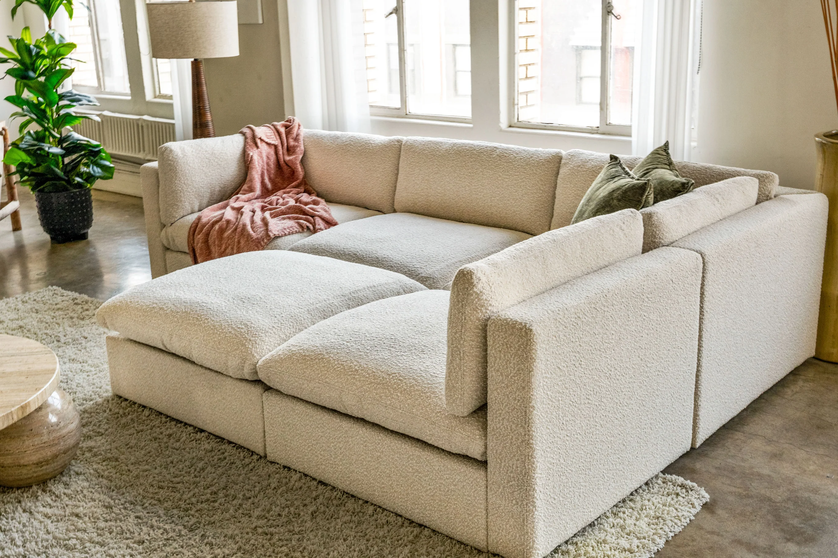 Bella Pillow L-Shape + Ottoman - Image 18