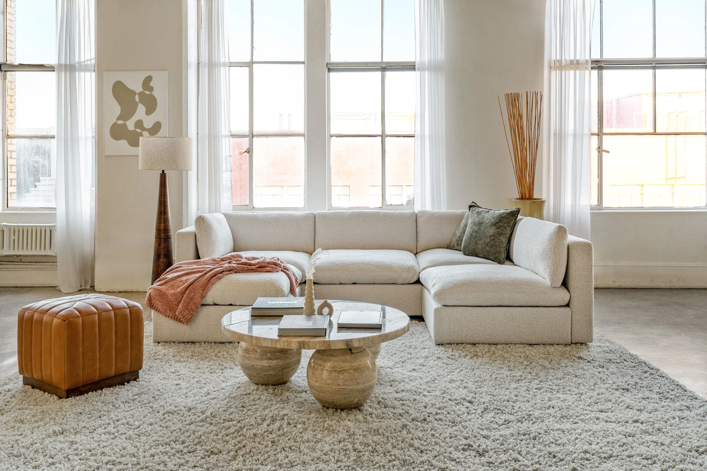 Bella Pillow L-Shape + Ottoman - Image 19