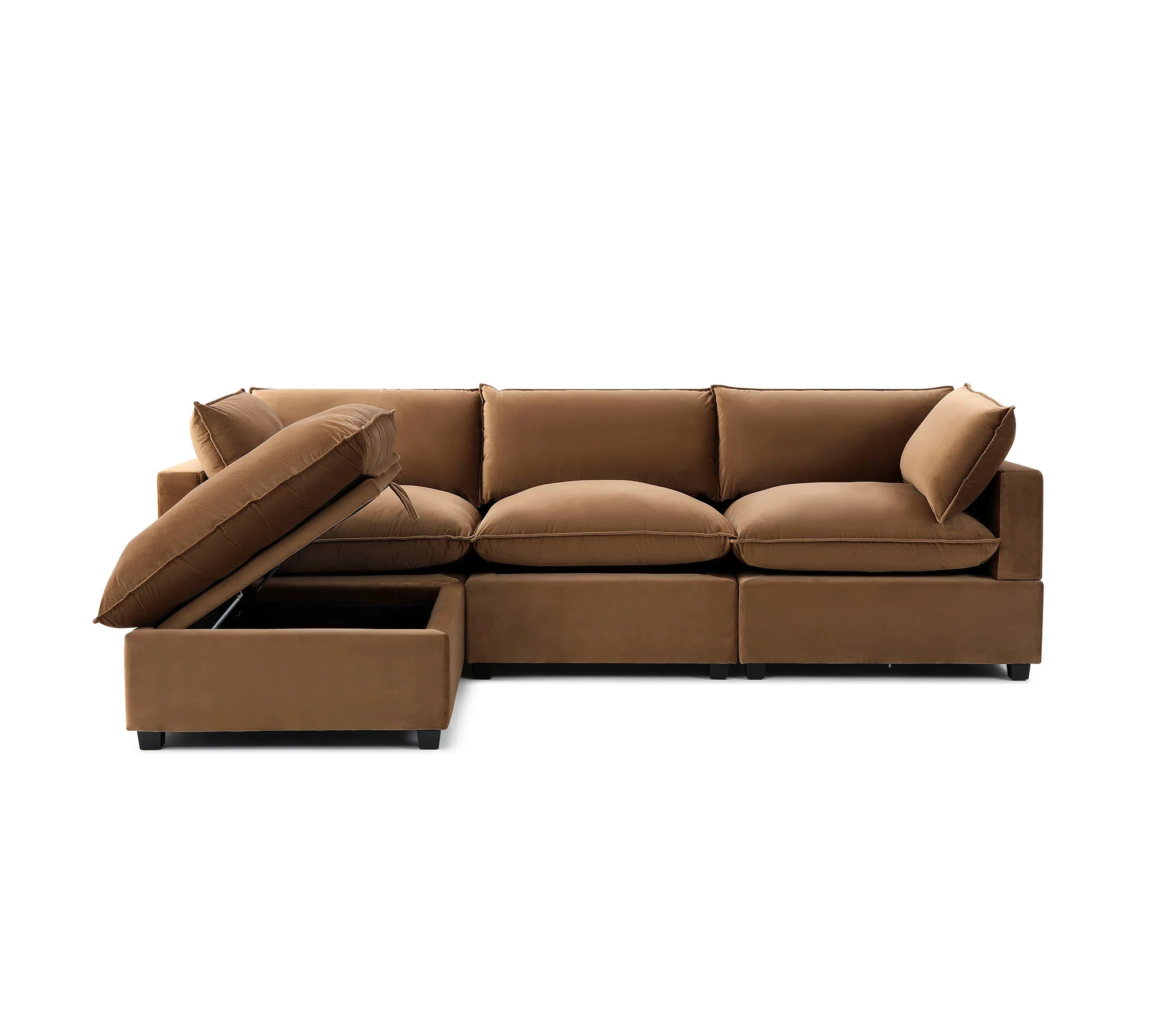Luna Sofa 122" + Storage Ottoman - Image 3
