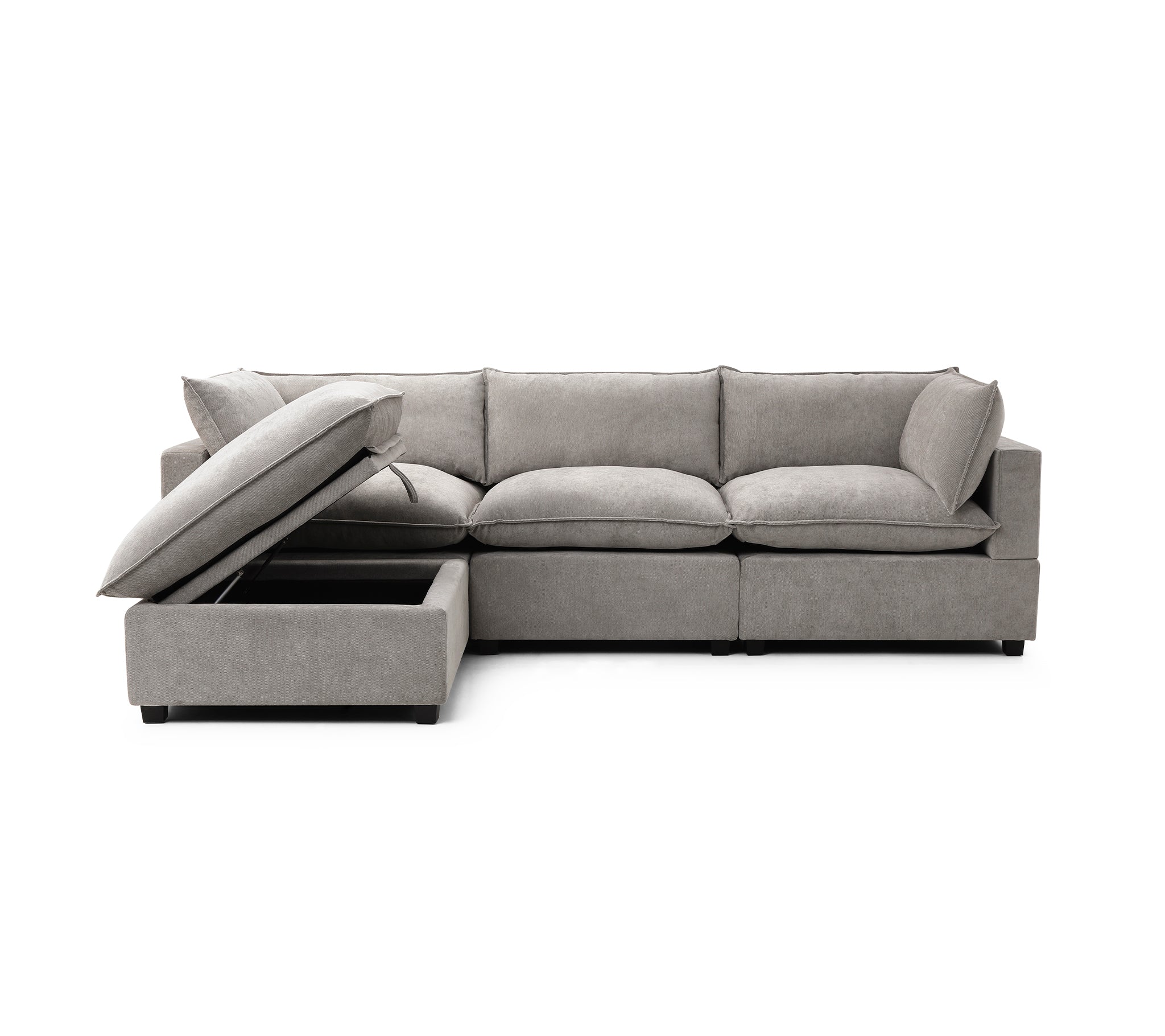 Luna Sofa 122" + Storage Ottoman - Image 7